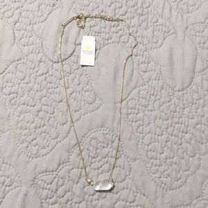 Kendra Scott - Barbara Gold Clear Stone Necklace